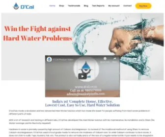 Dcal.co.in(Hard water Softener) Screenshot