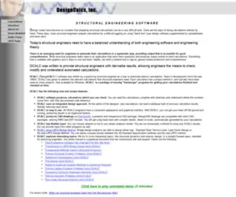 Dcalc.us(Home Page DesignCalcs) Screenshot