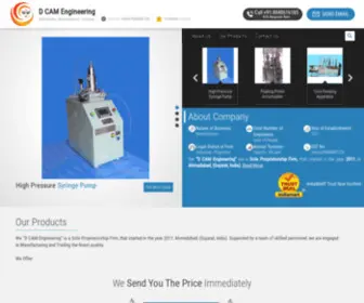 Dcamengineering.com(D CAM Engineering) Screenshot