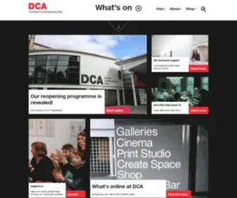 Dca.org.uk(Dundee Contemporary Arts) Screenshot