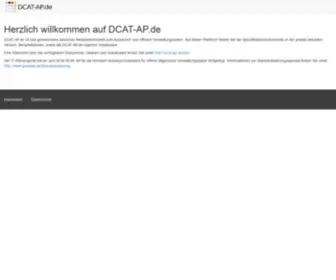 Dcat-AP.de(Start) Screenshot