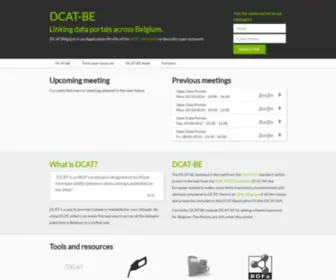 The Belgian standard for Open Data Catalogs (DCAT