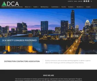 Dcaweb.org(Distribution Contractors Association) Screenshot