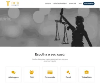 Dcbadvogados.com(DCB Advogados) Screenshot