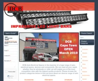 Dcbautospares.co.za(All Auto Electrical Spares) Screenshot