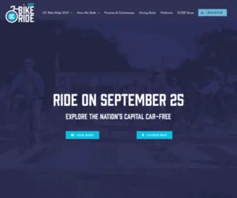 Dcbikeride.com(DC Bike Ride) Screenshot