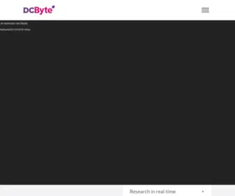 DCByte.com(Global market data and analytics for the data centre sector) Screenshot