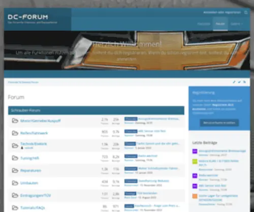 DCC-Forum.de(Chevrolet & Daewoo Forum) Screenshot