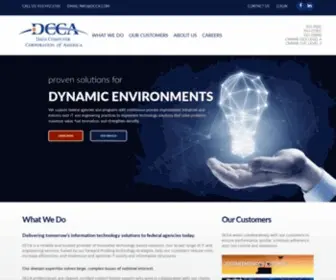 Dcca.com(Data Computer Corporation of America) Screenshot