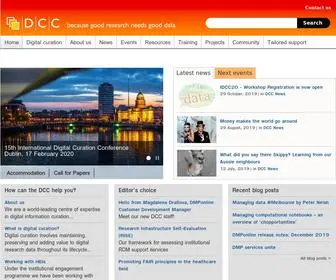 DCC.ac.uk(DCC) Screenshot