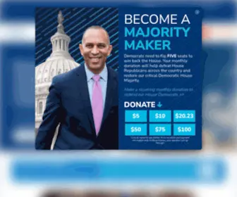 DCCC.org(Join Our Campaign to Defeat Trump's Republican Agenda) Screenshot