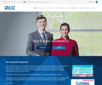 DCCgraduateprogramme.com(DCC Graduate Programme) Screenshot