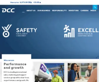 DCC.ie(DCC plc) Screenshot