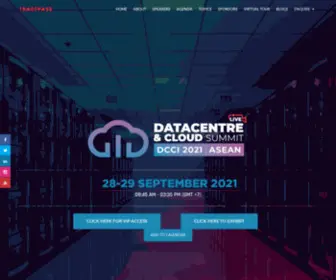 Dccisummit.com(The inaugural edition of DCCI Summit 2021) Screenshot