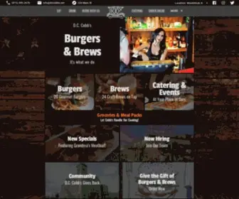 Dccobbs.net(Burgers and Brews) Screenshot