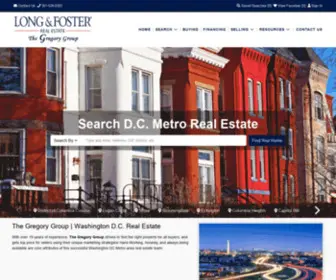 Dccondoliving.com(The Gregory Group at Long and Foster Realtors) Screenshot