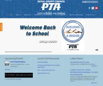 DCCpta.org(Duval County Council of PTAs) Screenshot