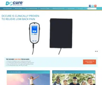 Dccurebyaerotel.com(Lower Back Pain Relief Machine) Screenshot