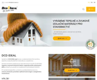 DCD-Ideal.cz(Oficiální web spol. DCD IDEAL) Screenshot
