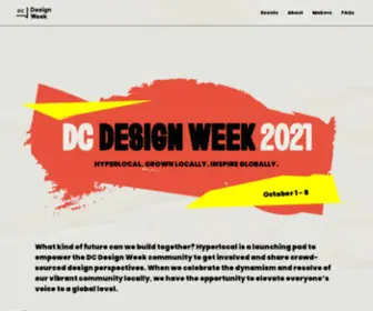 DCDesignweek.org(DC Design Week) Screenshot