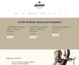 DCDla.com(Dallas Criminal Defense Lawyers Association) Screenshot