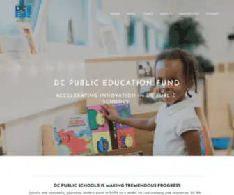 Dcedfund.org(DC PUBLIC EDUCATION FUND) Screenshot