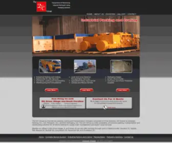 Dcexport.com(D/C Group homepage D/C Group provides fully integrated export cargo) Screenshot