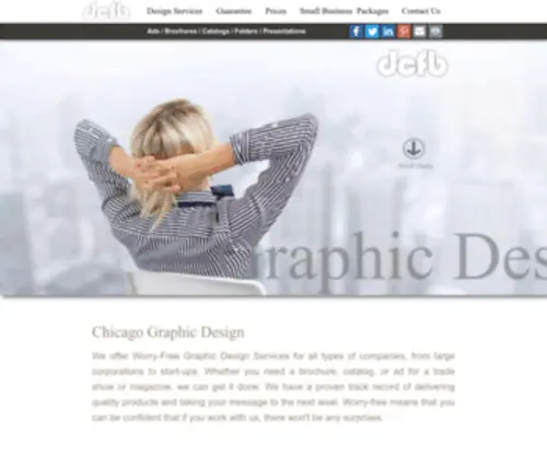 DCFB.com(Chicago Graphic Design Company) Screenshot