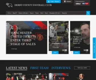 DCFC.co.uk(Official Website of the Rams) Screenshot