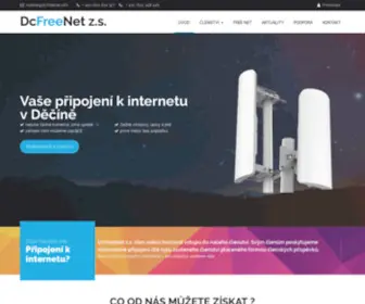 DCfreenet.info(Vítejte na stránkách našeho spolku) Screenshot