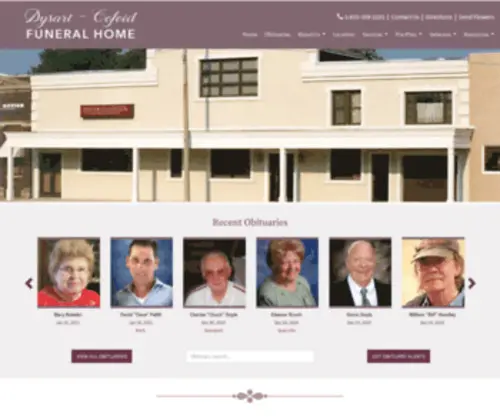 Dcfunerals.com(Granville IL funeral home and cremation) Screenshot