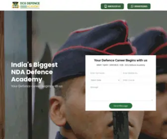 DCG-Academy.com(DCG Defence Academy) Screenshot