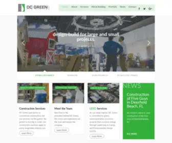 DCGCFL.com(DC Green Contracting) Screenshot