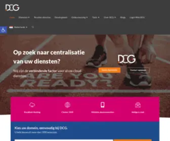 DCGcloud.nl(DCG = De verbindende factor) Screenshot