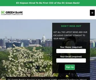 DCgreenbank.org(DC Green Bank) Screenshot