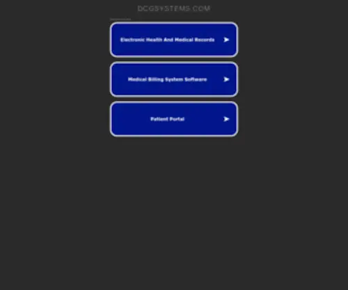DCGSYstems.com(DCG Systems) Screenshot