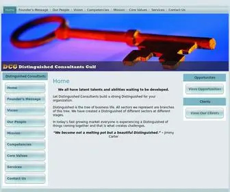 Dcgulf.com(Distinguished Consultants) Screenshot