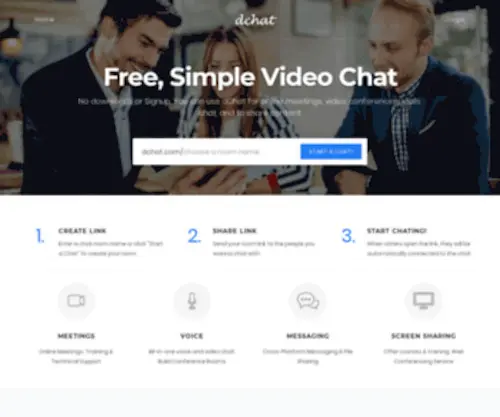 Dchat.com(100% Free Video Chat) Screenshot