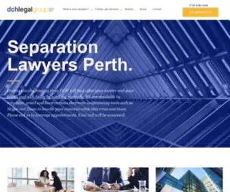 DCH.com.au(Separation Lawyers Perth) Screenshot