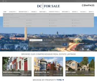 Dchomesforsale.com(DC Homes for Sale) Screenshot