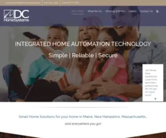 Dchomesystems.com(Home Automation and Integrated Control Systems by DC Home Systems) Screenshot