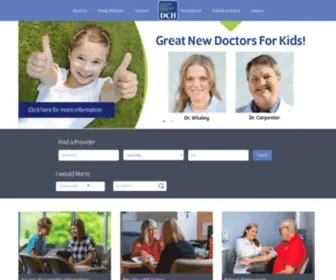DCHS.org(Dickinson County Healthcare) Screenshot