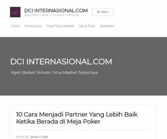 Dci-International.com(DCI) Screenshot