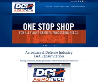 Dciaerotech.com(DCI Aerotech) Screenshot