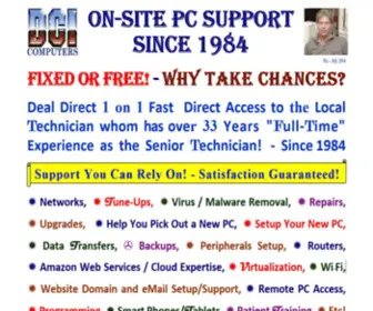 Dcicomp.com(DCI Computers) Screenshot