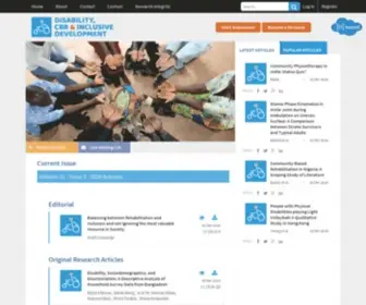Dcidj.org(CBR & Inclusive Development) Screenshot
