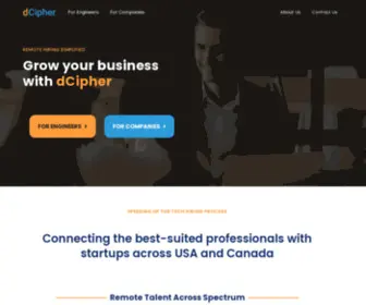 Dciphertech.com(DCipher Talents Private Limited) Screenshot