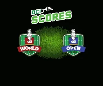Dciscores.com(DCI Scores) Screenshot