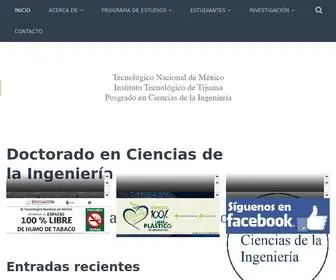 Dcitectijuana.mx(Instituto Tecnológico de Tijuana) Screenshot