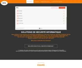 Dci.website(évaluation de la sécurité informatique) Screenshot